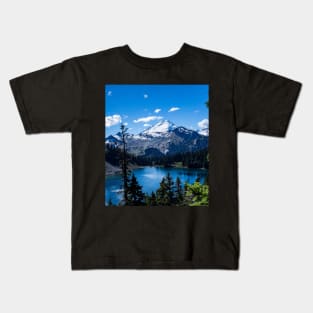 Mt Baker and Baker Lake Kids T-Shirt